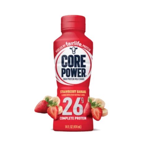 Core Power Strawberry Banana - Fairlife 26g High Protein Shake | Power ...