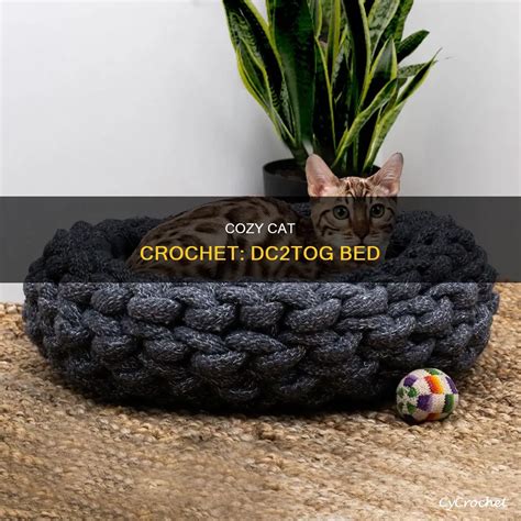 Cozy Cat Crochet: Dc2tog Bed | CyCrochet