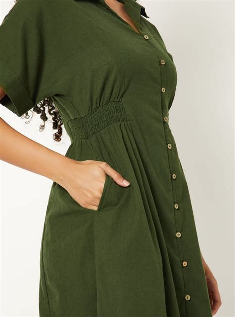 Buy Women Solid Shirt Dress Online at just Rs. 999.0 - 1000016202650 ...