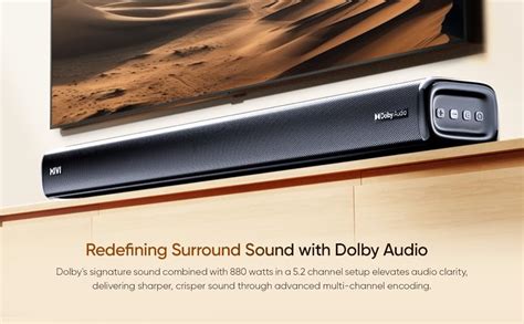 Mivi Fort H880 Soundbar [Just Launched], 880W Dolby Audio, 5.2 Channel ...