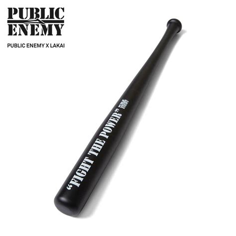 【正規輸入品】 Lakai x Public Enemy Mini Bat Black ミニバット パブリックエネミー ラカイ コラボ バット ...