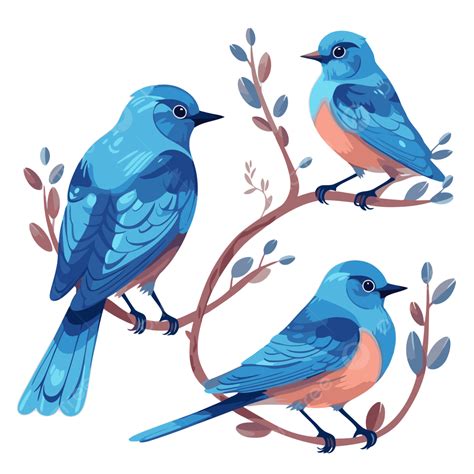 Teal Colored Birds