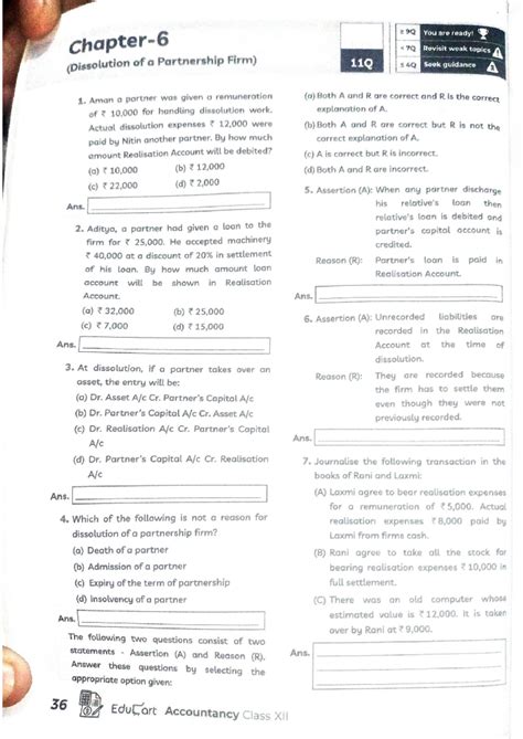 Dissolution of Partnership & Share Capital Issues - YJ 9Q Study Guide ...