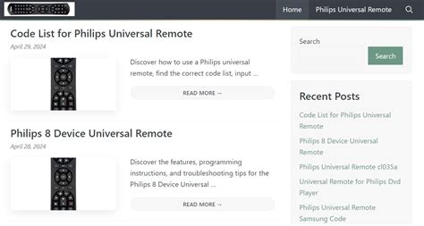 Image result for Philips Remote Control Codes
