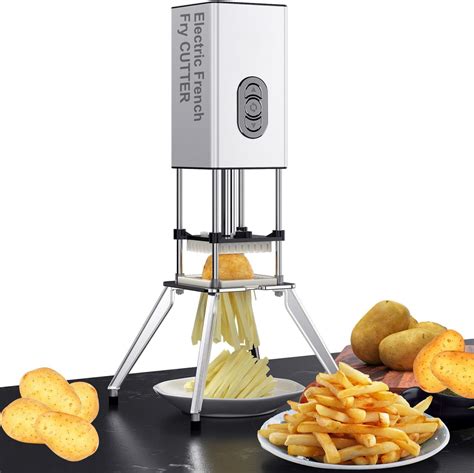 Amazon.com: Fstcrt Electric French Fry Cutter, Vertical French Fry ...