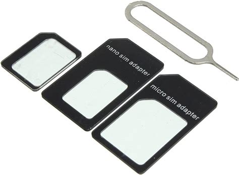 3 in 1 Sim Adapter with Sim Ejector Tool- for All Mobile Devices | Sim ...