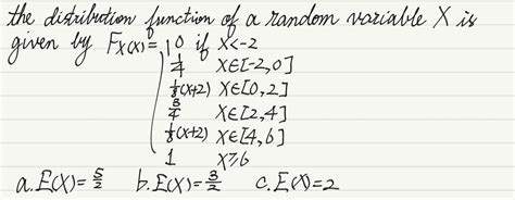 Image result for Distribution Function of a Random Variable