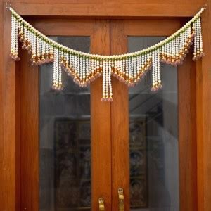 Dalvkot Artificial Pearl Beads Handmade Hanging Door Toran / Bandarwal ...