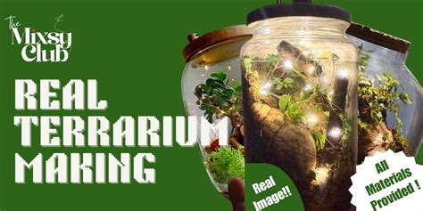 Real Terrarium Workshop workshops Event Tickets Mumbai - BookMyShow