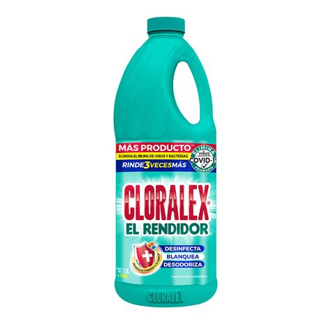 Blanqueador Cloralex El Rendidor 1.9 Lt + 100 ml | Soriana