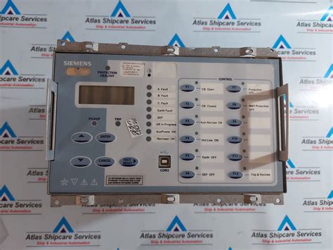 SIEMENS 7SR2244-2BB78-0CD0/DD DIRECTIONAL OVERCURRENT RELAY – Atlas ...