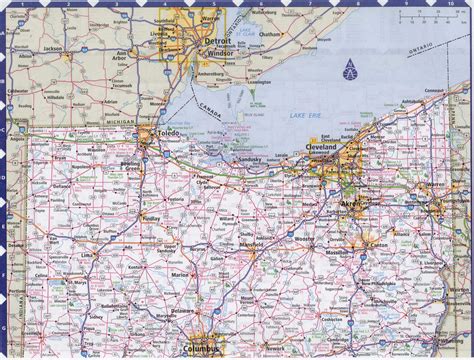 Major Highway Map Of Ohio | Maps Of Ohio