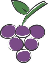 Clipart Grapes Bunch Vector Images (over 340)