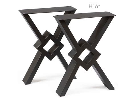 Modern Diamond Bench Legs