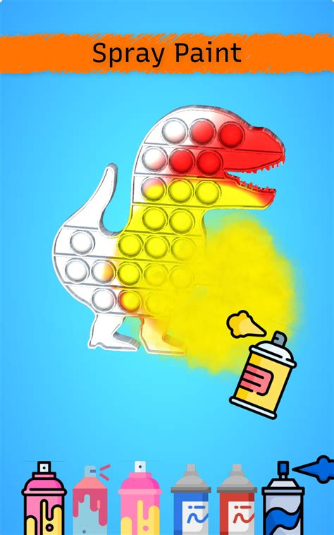 Popit 3D Antistress Colouring, Pop-It DIY Fidget Toys, Pages to colour ...