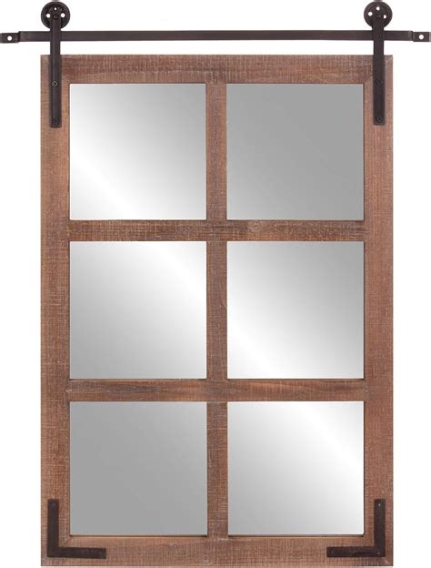 Buy Patton Wall Decor 1807-3733 30x36 Sliding Barn Door Wood Window ...