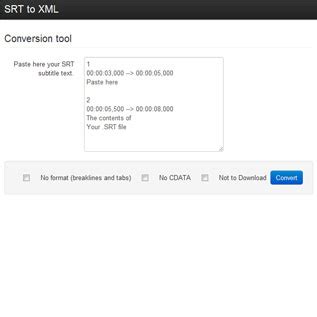 SRT to XML - For JW Player and Stream-Video-Player for WordPress ...