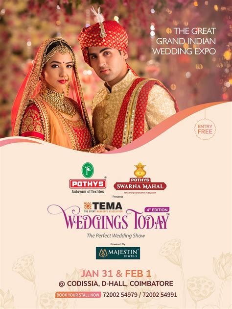 TEMA Weddings Today expo 2026, Codissia Trade Fair Complex Road ...