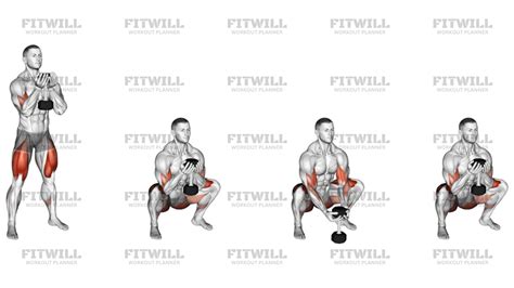 Dumbbell Goblet Squat And Biceps Curl: Exercise Guide, Techniques ...