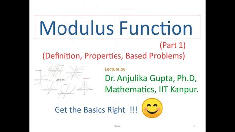 Rezultat imagine pentru Modulus Function for JEE Preparation