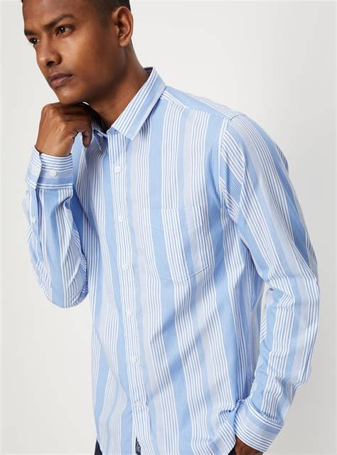 Buy Men Striped Slim Fit Shirt Online at just Rs. 1049.0 ...