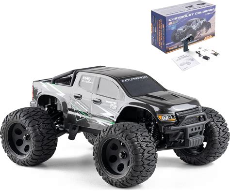 Amazon.com: BEEZRC FMS 1/24 RC Monster Truck Colorado FMT24 Fast Drift RC Car Licensed Chevy RC ...