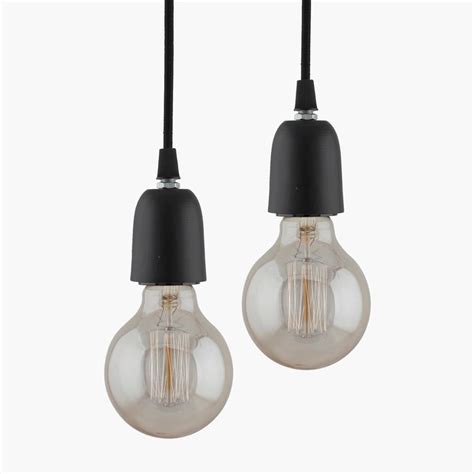 Buy HOMESAKE Set of 2 Hanging Bulb Holders from Homesake at just INR 1200.0