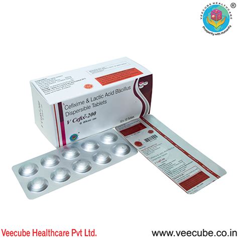 V Cefix-200 Tablets Veecube Healthcare Pvt. Ltd.