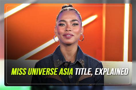 What are Chelsea Manalo's responsibilities as Miss Universe Asia? | ABS ...