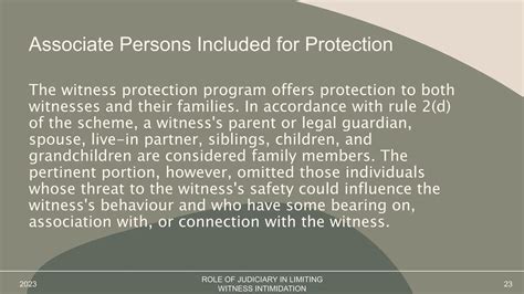 ROLE OF JUDICIARY IN LIMITING WITNESS INTIMIDATION.pptx