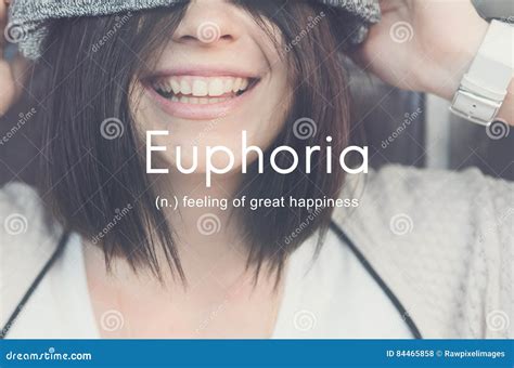 Euphoria Feeling Great Pleasure Happiness Concept Stock Photo - Image ...