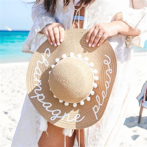 Custom Beach Hats for Women | Personalized Sun Hats for Women ...