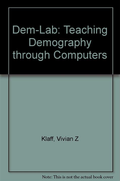 Buy Dem-Lab: Teaching Demography through Computers Book Online at Low ...