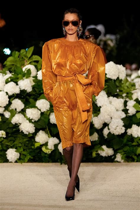 Bella Hadid Was Almost Unrecognizable on the Saint Laurent Runway | Marie Claire