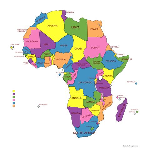 Middle African Countries - WorldAtlas