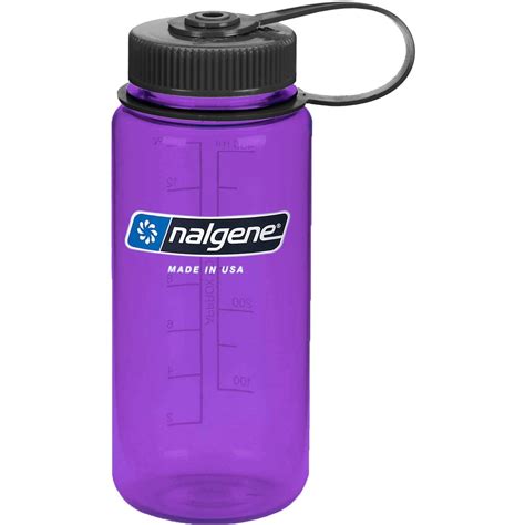 Nalgene Tritan Wide Mouth Water Bottle - 16 oz. - Purple/Black ...