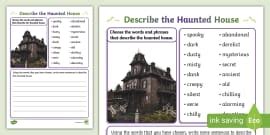 In the Haunted House Writing Activity