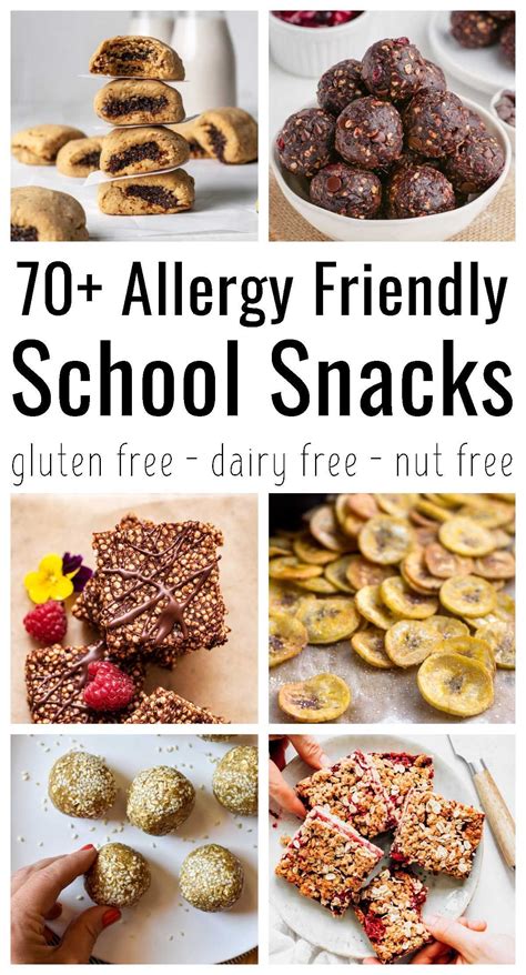 70+ Gluten Free Dairy Free School Snack Recipes