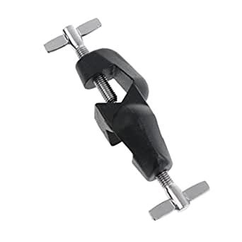 FLAWISH 5'' Stainless Steel Lab Stand Double Top Wire Clamp Holder ...