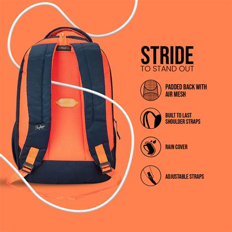Skybags Strider Pro 03 Laptop Backpack (H) Nbl