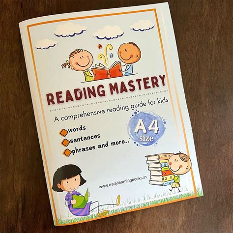 Reading Mastery. A comprehensive reading guide for kids. A4 Size ...