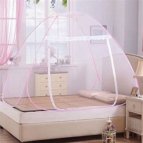 Kuber Industries Mosquito Net Foldable King Size (Double Bed) with Free ...
