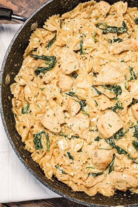 Chicken spinach alfredo – Artofit