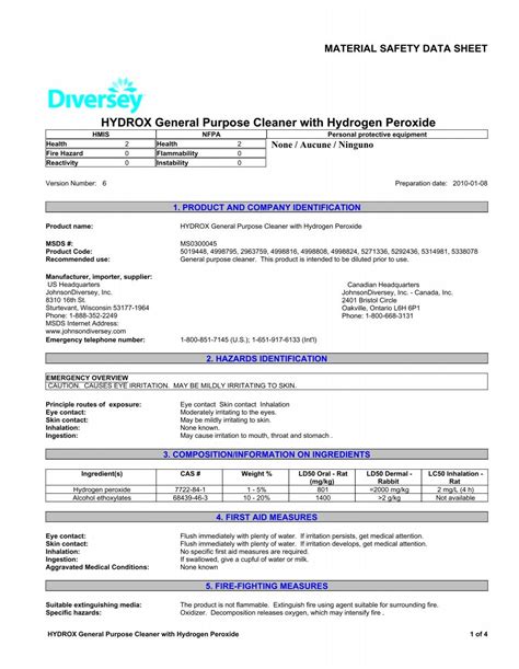 MSDS - Southeastern Paper Group
