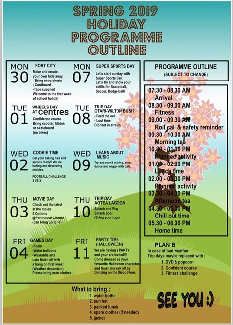 Holiday Programme 的图像结果