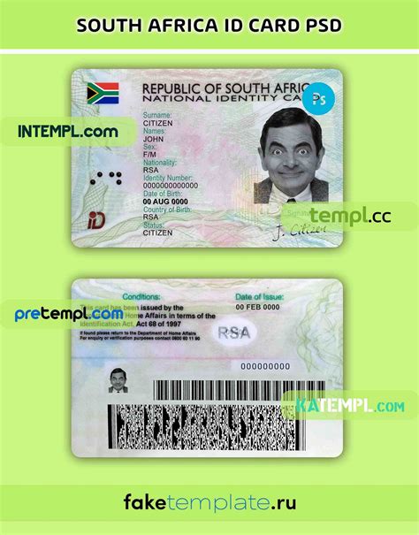 Slovakia identity card PSD download template - Intemplid - Medium