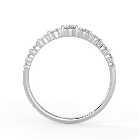 Diamond Perspective Band - 18K WG 0.748 ct Lab Grown Diamond