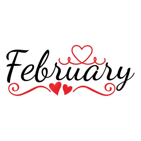 February Month Clip Art