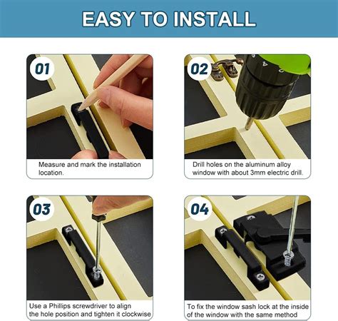 Buy Sliding Window Sash Locks Black ZUONAI 8 Pack Cam Sash Locks for ...