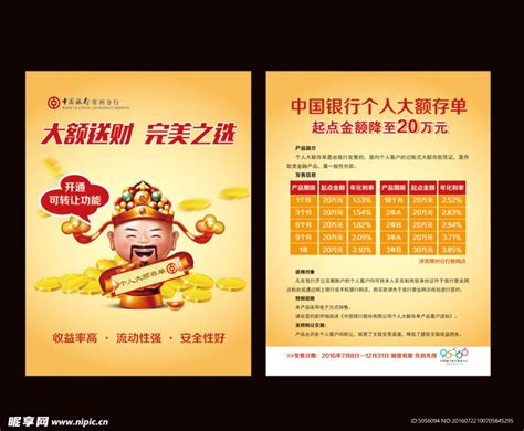 中国邮政储蓄银行大额存单海报设计图__海报设计_广告设计_设计图库_昵图网nipic.com
